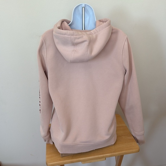 Carhartt Light Pink Hoodie with Logo Size Small - Picture 3 of 15